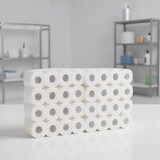 thumbnail of Toilettenpapier Huchtemeier hochweiß, 100 % Zellstoff, 2-lagig, 250 Blatt, 8x8=64 Rollen im Folienbeutel #T2-250-Z-30VE