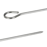thumbnail of Relaxdays Schaschlikspieße aus Edelstahl, 30er Set, Grillspieße, Metallspieße zum Grillen, 30 cm lang, Spieße, silber
