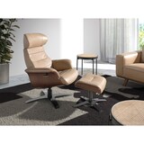 thumbnail of Angel Cerdá  Pouf girevole in pelle e legno di noce 5088C