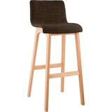 thumbnail of Banqueta Hover Tecido Estrutura de Quatro Pés Natural marrom