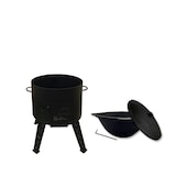thumbnail of Utschak mit Kazan 10 L Set Kasan aus Gusseisen Schüreisen