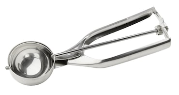 METRO Professional Portionneur à glace, Ø 5 cm x 20 cm, 1/20 litres, lavable au lave-vaisselle, argenté