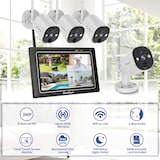thumbnail of SecuFirst CWL401W4 Met 7 inch monitor en 4x Draadloze Beveiligingscamera - Wit