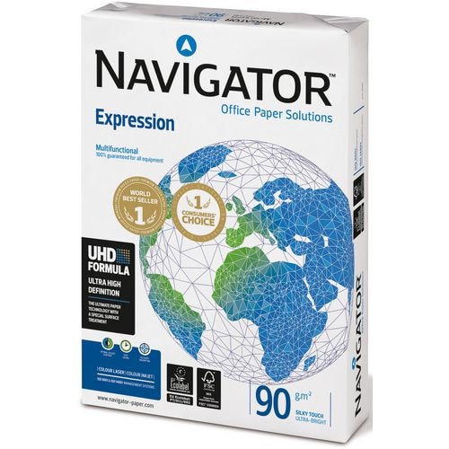 Papel A4 90gr 500ud NAVIGATOR