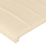 thumbnail of vidaXL Kopfteil mit Ohren Creme 147x23x78/88 cm Stoff