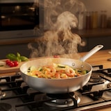 thumbnail of Mamù Salzpasta aus weißem Aluminium, mit Eisengriff, Ø 32 cm, für den privaten oder gewerblichen Gebrauch