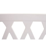 thumbnail of Panchina da giardino HWC-F45, panchina da parco, 2 posti in acciaio verniciato a polvere ~ bianco