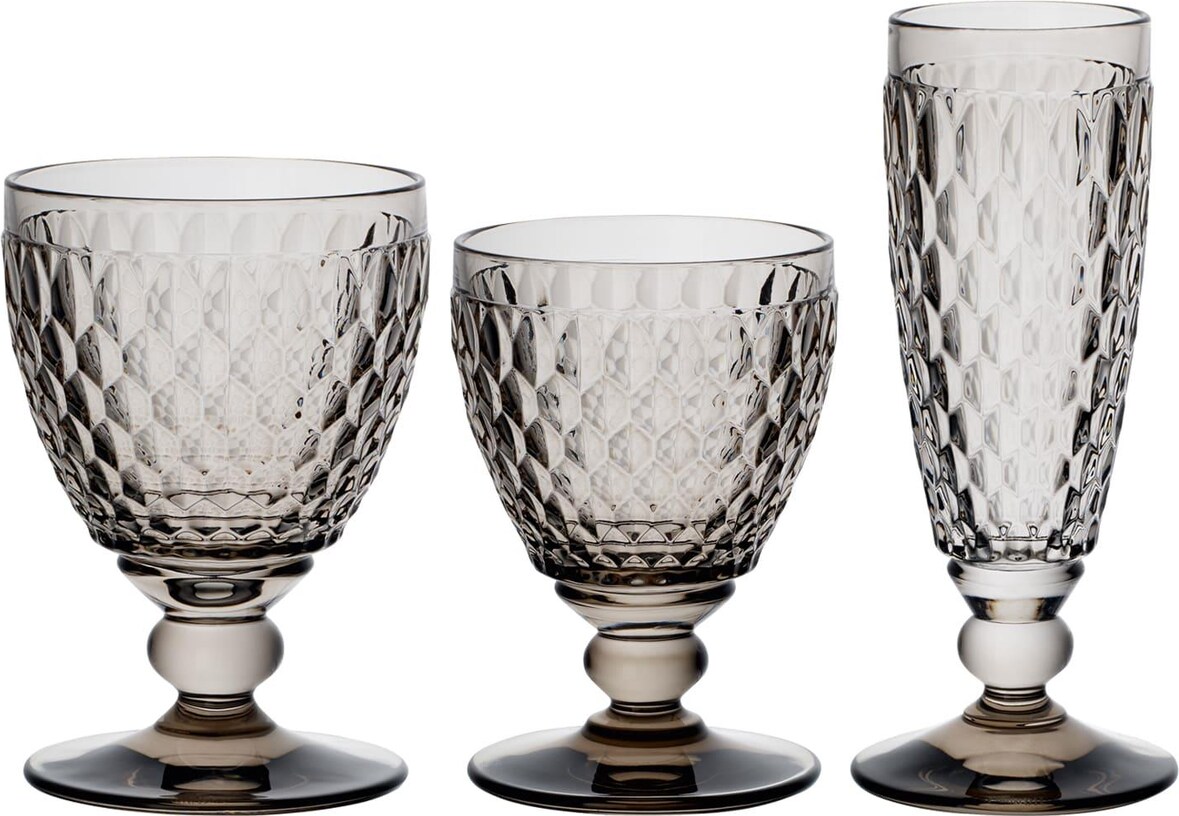 Villeroy & Boch Boston Coloured Wein- & Sektgläser 12er Set smoke