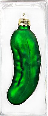 thumbnail of Christbaumschmuck Glas 10cm Weihnachtsgurke Weihnachtskugeln Weihnachtsbaum groß