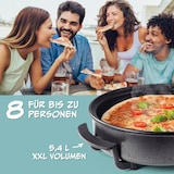 thumbnail of GOURMETmaxx Pizza-Pfanne mit Deckel - Elektrisch 1500W - schwarz