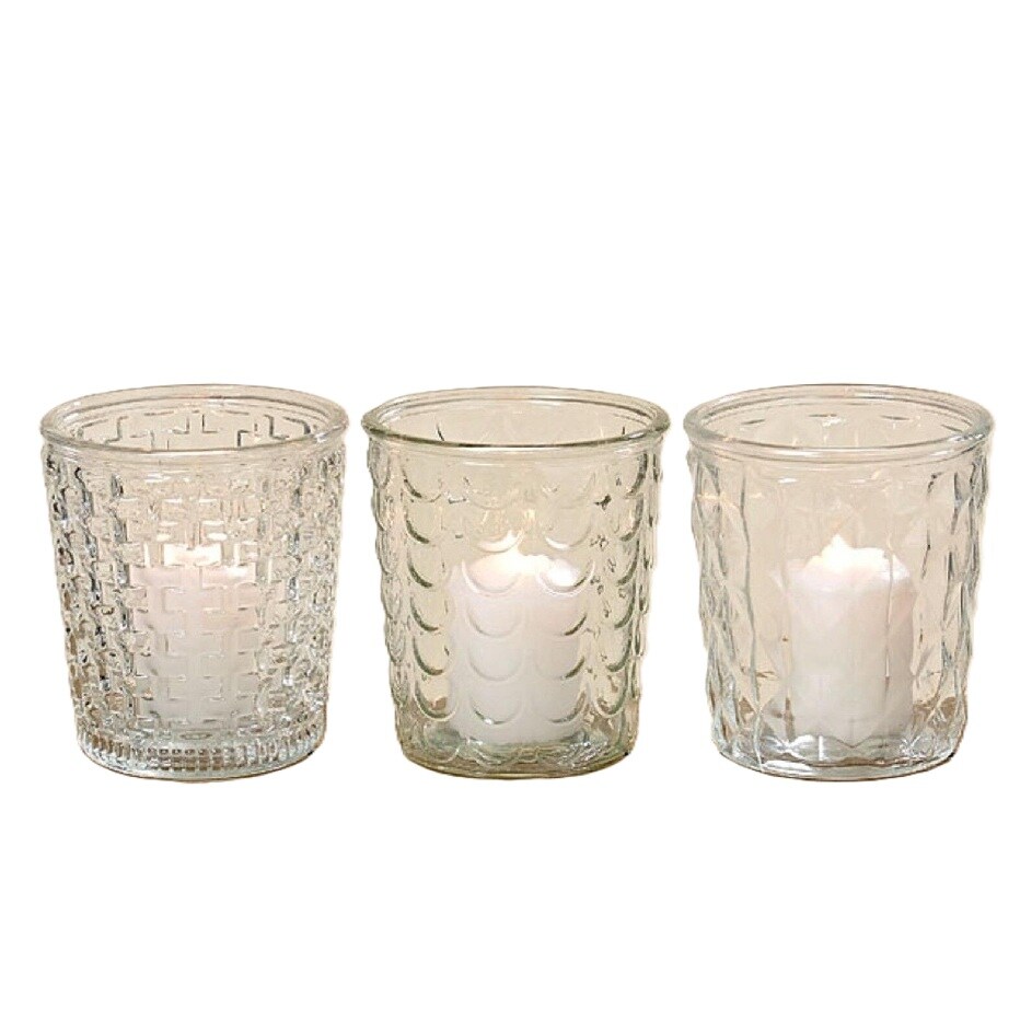 Windlicht Elsa Glas H 15cm Ø 14cm