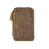 thumbnail of Greenburry Leder Stiftmappe 2teilig Federmappe Stiftetui Federtasche Vintage 1573-25 (ungefüllt)