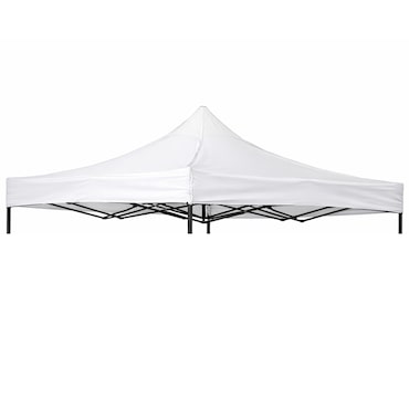 Telo Copertura Gazebo Impermeabile Oxford 800D Resistente Anti Pioggia Sole Raggi UV Facile Per Gazebo Pieghevole 3x3 Metri Bianco