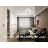 thumbnail of DUPI Ventilador Plafon de Techo con Luz Led GIRATORIO. Oscilante 360º. 6 Velocidades Color led regulable 3000K-4000K-6500K. Mando a distancia (Blanco)