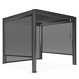 thumbnail of Pergola bioclimatique autoportée 3x3m et 3 Stores 2,66 X 2,34m