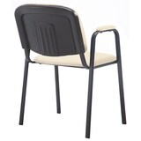 thumbnail of Besucherstuhl ZAGREB - Stoff Creme 53x55x79 cm | Besucherstühle Konferenzstuhl Wartezimmerstuhl Bürostühle Bürostuhl Konferenzraum Wartezimmer