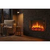 thumbnail of Chemin'Arte Chimenea eléctrica Empotrable OXFORD XL 76 cm con efecto de llamas LED - 204