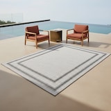 thumbnail of Balkonteppich Elegant Wetterfest Waschbar Strapazierfähig Terrasse Garten Schadstoffgeprüft Creme 120x170 cm – ORLA von Kadima Design