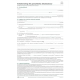 thumbnail of Arbeitsvertrag für gewerbliche Arbeitnehmer A4 VE=10 Stück