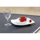 thumbnail of METRO PROFESSIONAL Mesa de restaurante Cassiopia, aço/alumínio, 70 x 70 cm, quadrada, cinzento