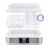thumbnail of H.Koenig ELY120 yoghurtmaker, roestvrij staal, 12 glazen, 1,8 L