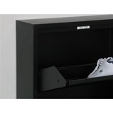 thumbnail of Pisa Schuhschrank mit 10 Klappen/ Türen in Metall schwarz. Fertig montiert.