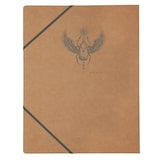 thumbnail of Clairefontaine 5x Flying Spirit, braune Sammelmappe mit Gummizug und 3 Klappen, 24x32cm, Motive sortiert - Braun 103514C
