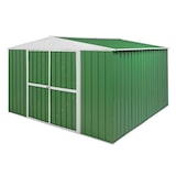 thumbnail of Box in lamiera casetta giardino Acciaio Zincato 360x345cm x h2.12m - 150KG - 12,42 mq - VERDE