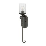 thumbnail of Applique Industrial Nordico Casa Alluminio Nero Antico Vetro 1 Luce E27