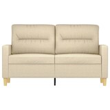 thumbnail of vidaXL 2-Sitzer-Sofa Creme 120 cm Stoff