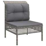 thumbnail of vidaXL 6-tlg. Garten-Lounge-Set mit Kissen Grau Poly Rattan