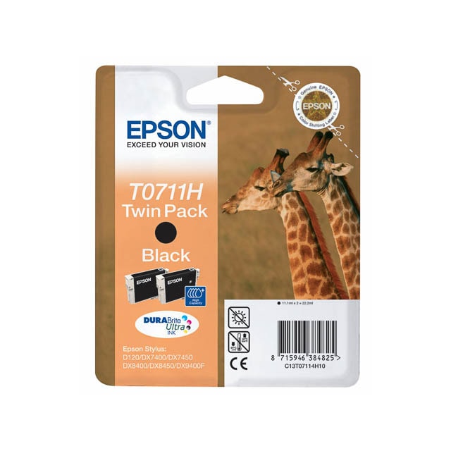 Tinten EPSON C13T07114H10 EPSON D120 TINTE (2) BLACK