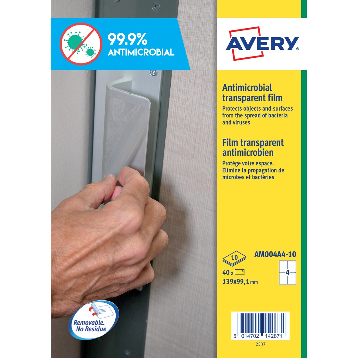 AVERY film antimicrobien