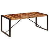 thumbnail of Mesa de comedor de madera maciza de sheesham 200x100x75 cm