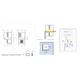 thumbnail of Plafondunit | 8.2-14.1m³ | -5°C/+5°C | 230V (1,16kW) | 460x540x756(h)mm