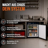 thumbnail of GastroHero Lagertiefkühlschrank ECO 200 Schwarz 127 Liter Umluftkühlung -23 bis -18 °C automatische Abtauung Gewerbe Tiefkühlschrank
