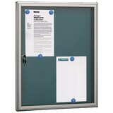 thumbnail of ARREGUI PAN72 Panel de Anuncios de aluminio con capacidad para 4 hojas DIN A4, con cerradura de llave, plata