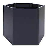 thumbnail of Canteiro elevado HWC-P64, canteiro elevado de metal para vegetais/plantações, floreira de jardim em aço 77x100x88cm ~ antracite