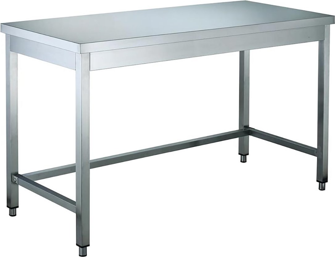 Tavolo lavoro in acciaio inox 70x70x85 cm