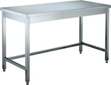 thumbnail of Tavolo lavoro in acciaio inox 70x70x85 cm