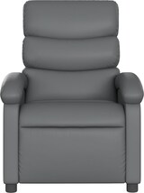 thumbnail of vidaXL Massagesessel Relaxsessel Grau Kunstleder