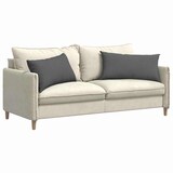 thumbnail of vidaXL Sofakissen 2 pcs Dunkelgrau 80 x 40 cm Stoff
