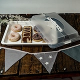 thumbnail of Rotho JOHN Rechteckig Box Blau, Transparent 1 Stück(e)