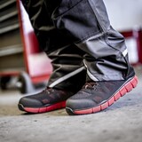 thumbnail of S1P Sicherheitshalbschuhe Nitras Sonic Step Gr. 39 rot  strapazierfähiges Textil