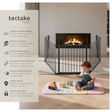 thumbnail of tectake Rejilla de protección para chimeneas Agni  Negro