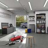 thumbnail of Scaffale portaoggetti a 5 ripiani, carico massimo 200 kg, polipropilene resistente - Garage, officina, interni ed esterni, Art Plast