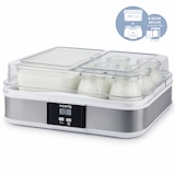 thumbnail of H.Koenig ELY120 yoghurtmaker, roestvrij staal, 12 glazen, 1,8 L