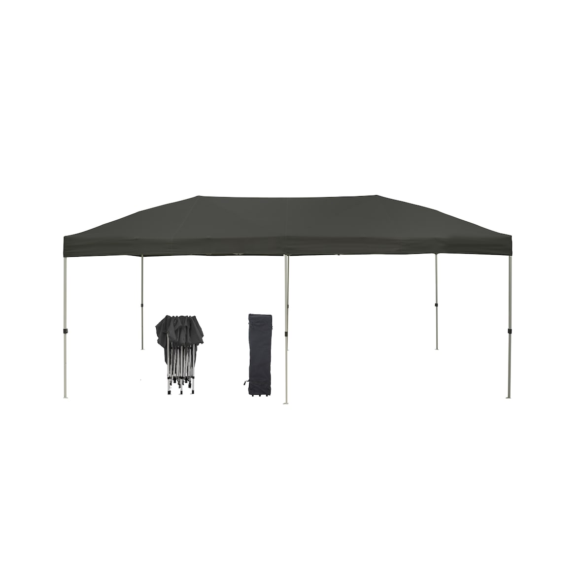 METRO PROFESSIONAL Gazebo pieghevole per catering Thagpi, acciaio/poliestere, 3 x 6 m, idrorepellente, nero