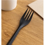 thumbnail of MONOUSO - Tenedor Reutilizable PP Negro 17,5cm (1.000 Uds)