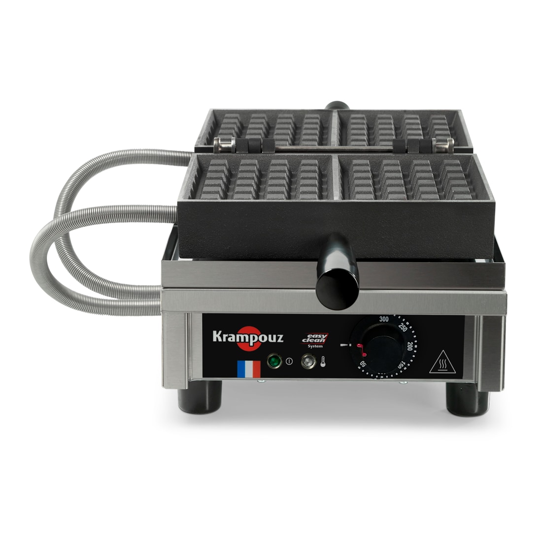Krampouz Gaufrier 4x6 Bruxelles 180° simple A/A - WECBBAAO - 1800 W